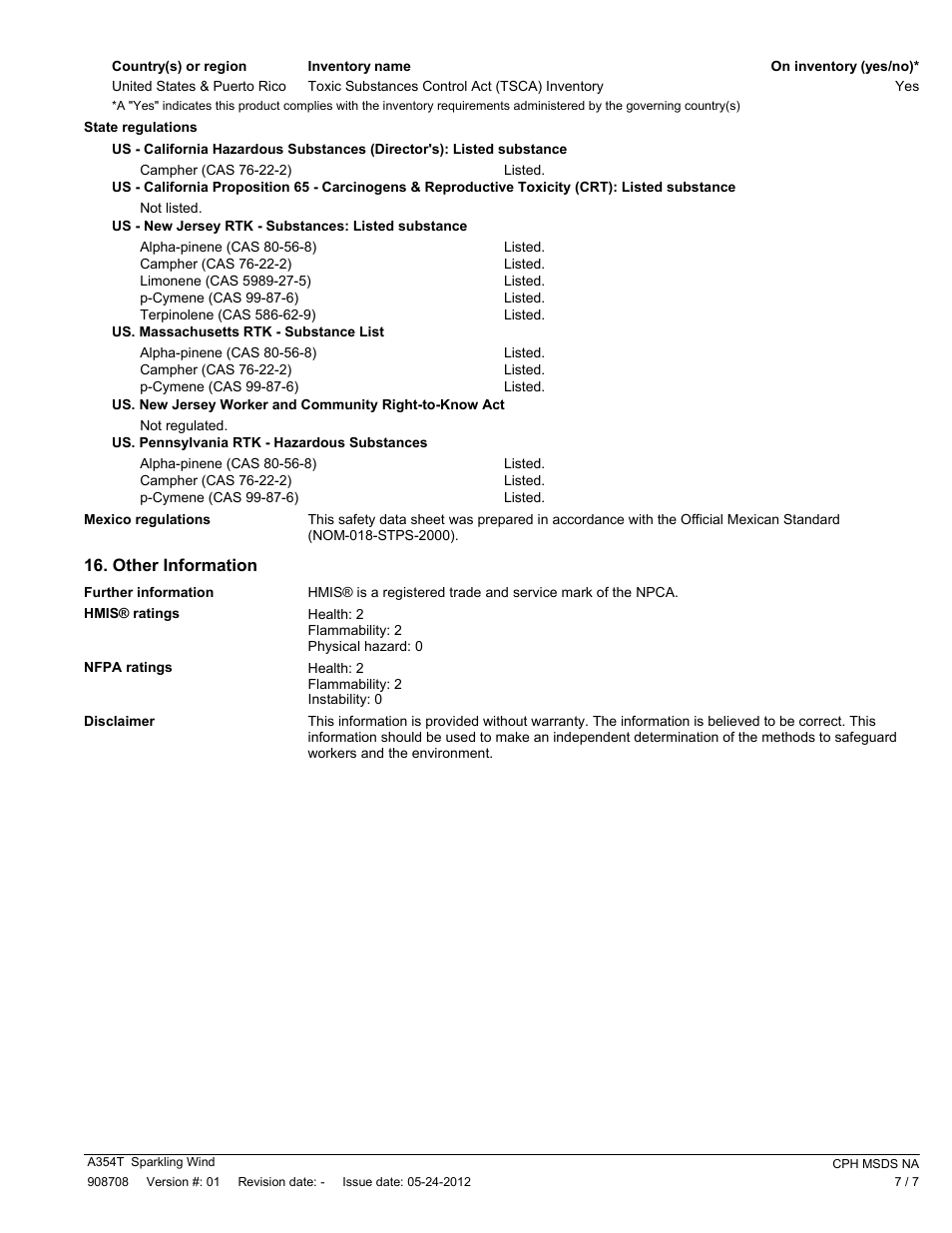 Pro-Link Radiant Sparkling Wind A354T EN User Manual | Page 7 / 7