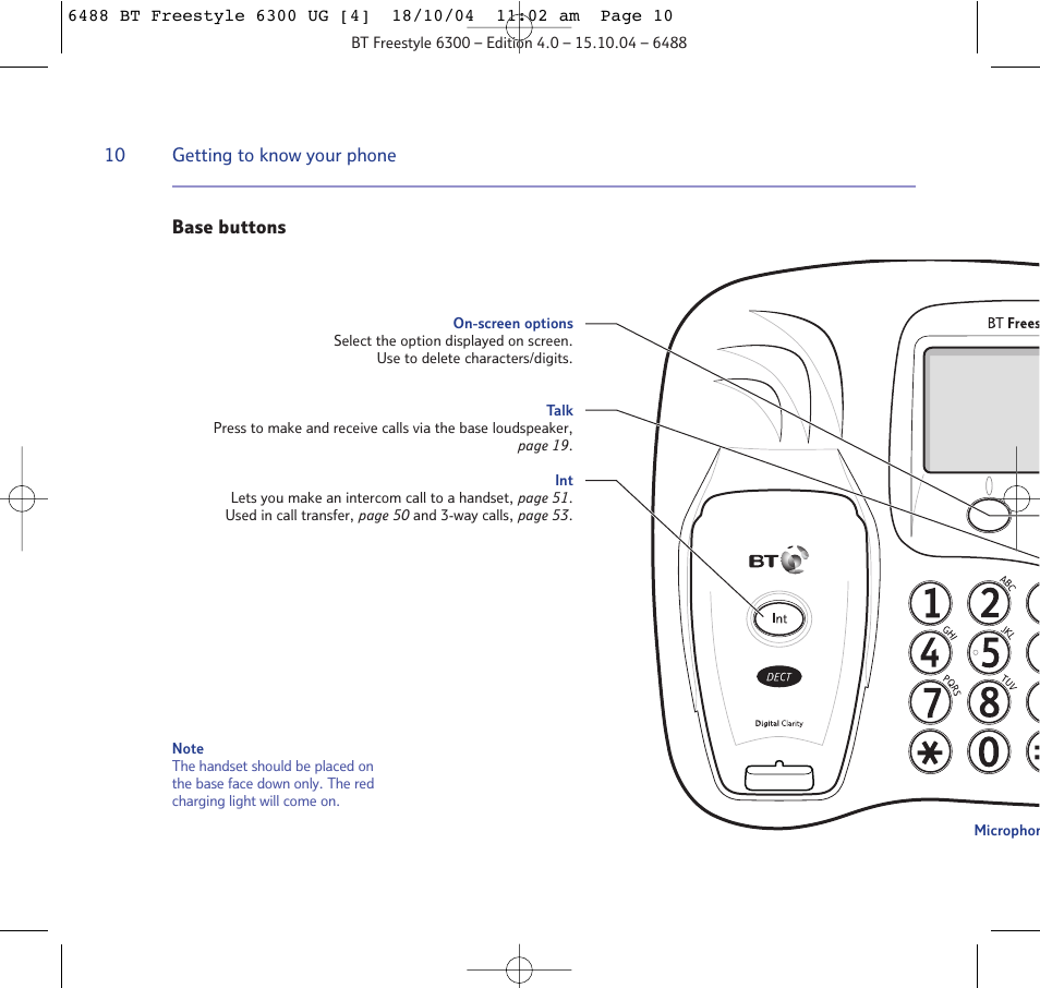 BT 6300 User Manual | Page 10 / 64