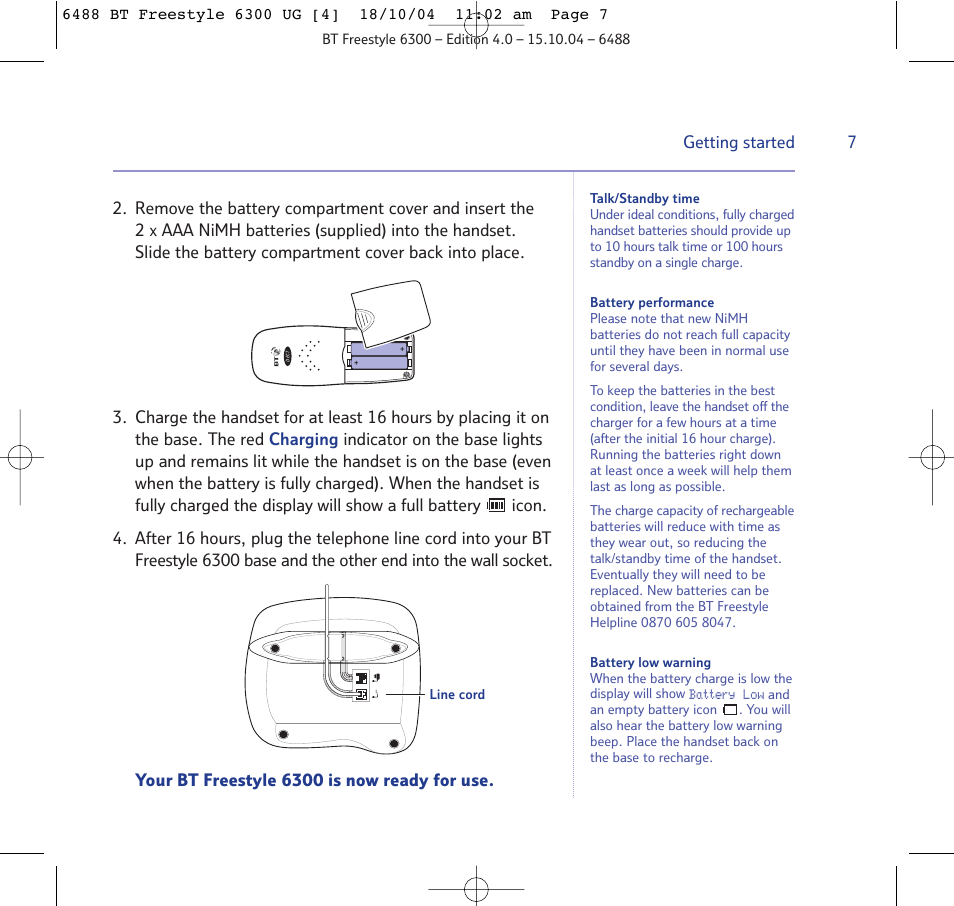 BT 6300 User Manual | Page 7 / 64