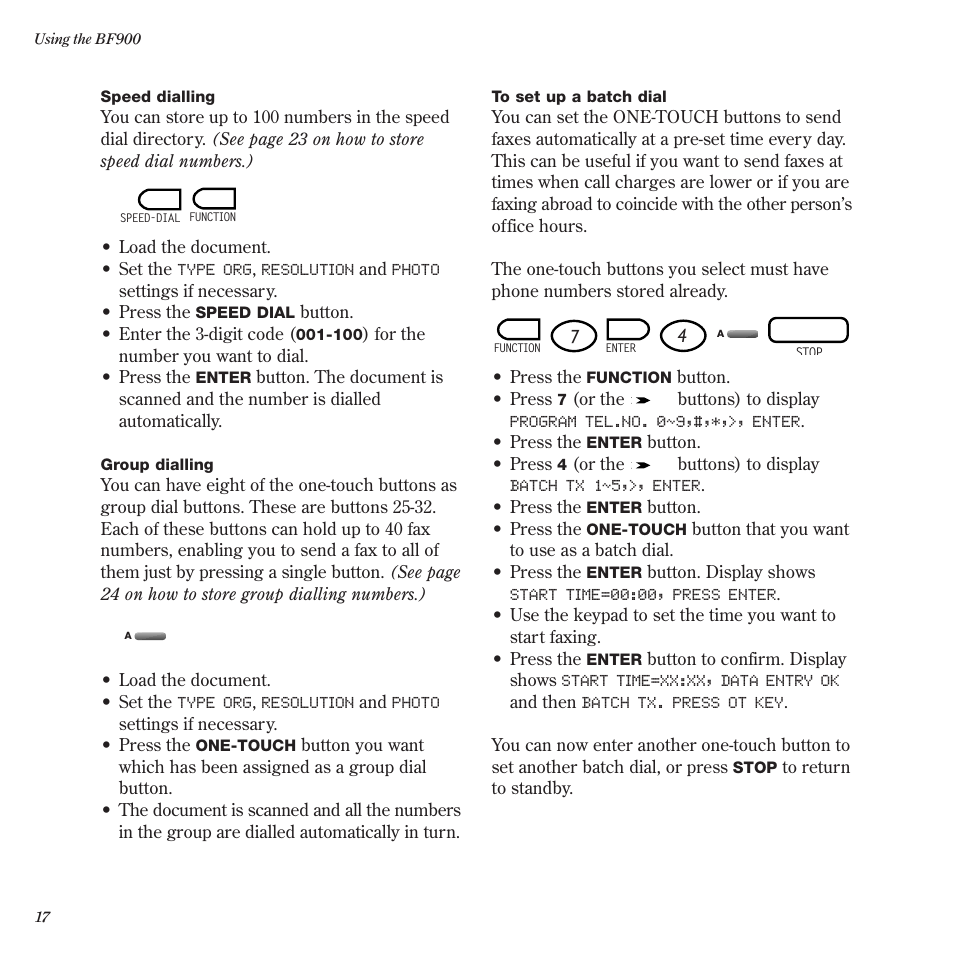 BT BF900 User Manual | Page 18 / 63