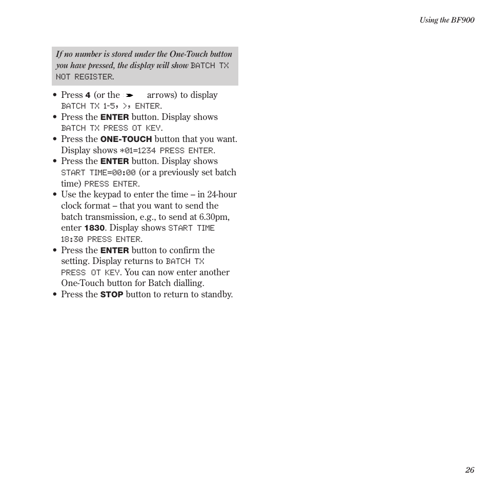 BT BF900 User Manual | Page 27 / 63