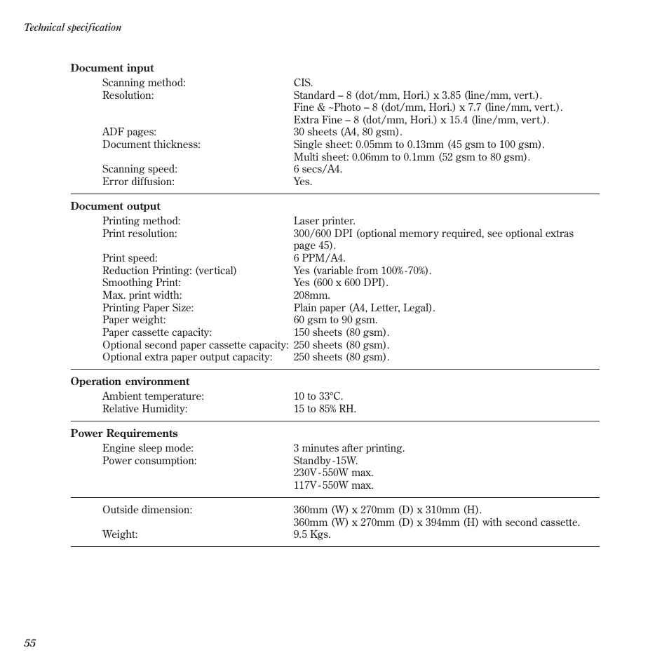 BT BF900 User Manual | Page 56 / 63