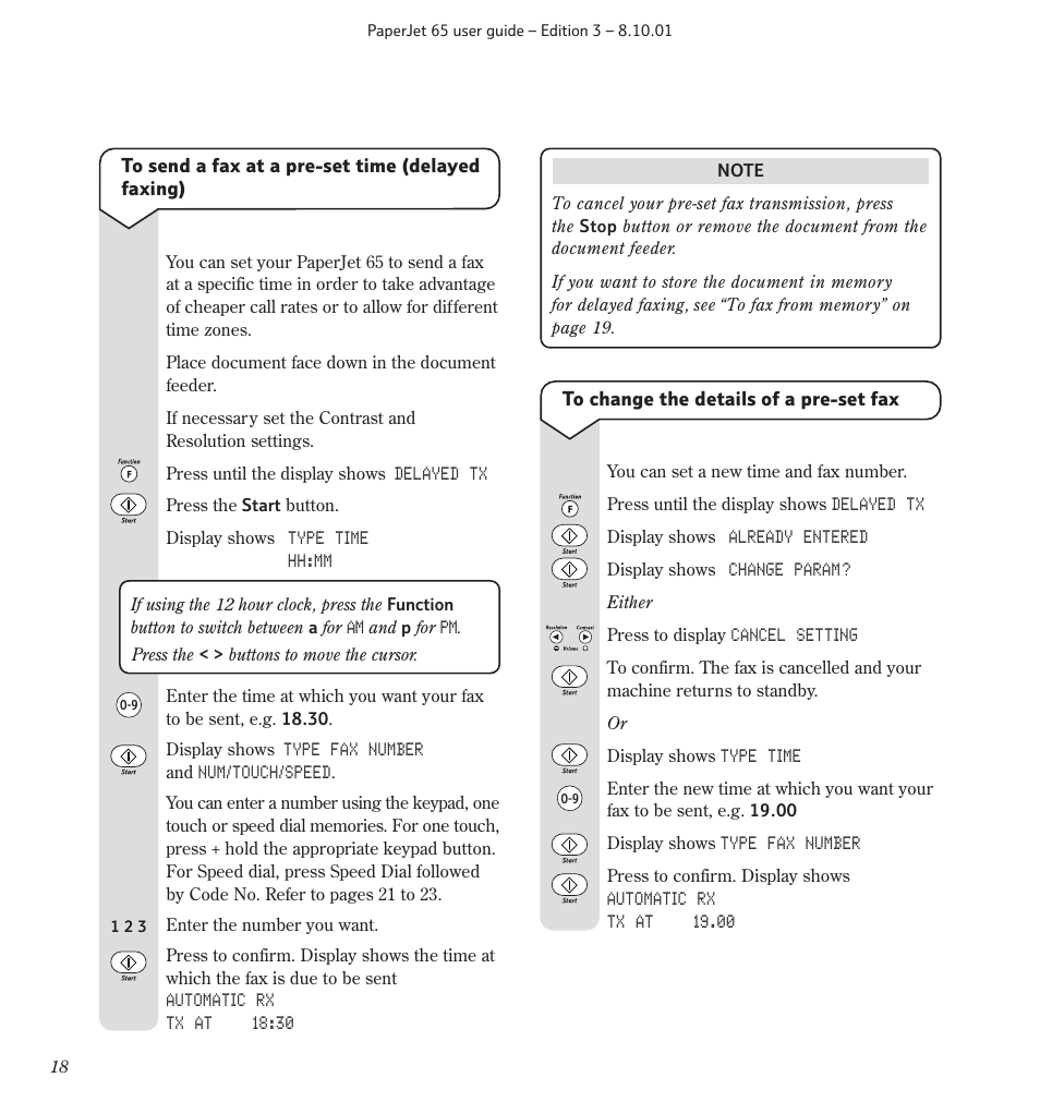 BT PaperJet 65 User Manual | Page 20 / 65