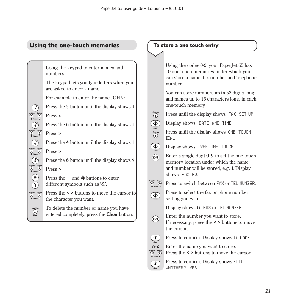 BT PaperJet 65 User Manual | Page 23 / 65