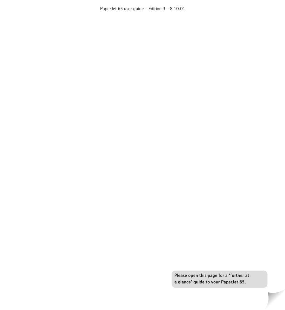 BT PaperJet 65 User Manual | Page 3 / 65