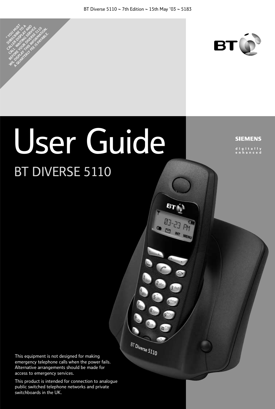 BT 5110 User Manual | 47 pages