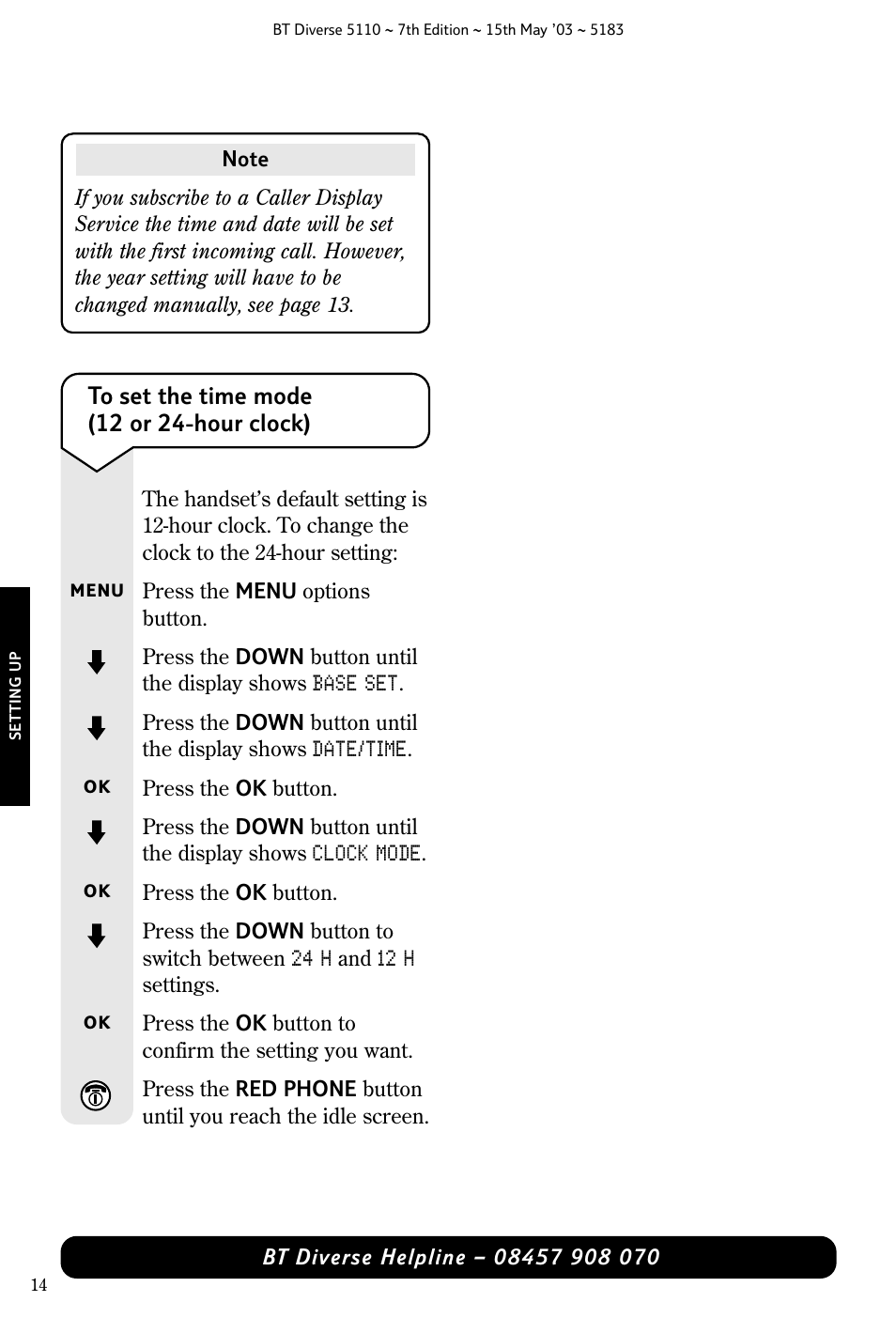 BT 5110 User Manual | Page 16 / 47