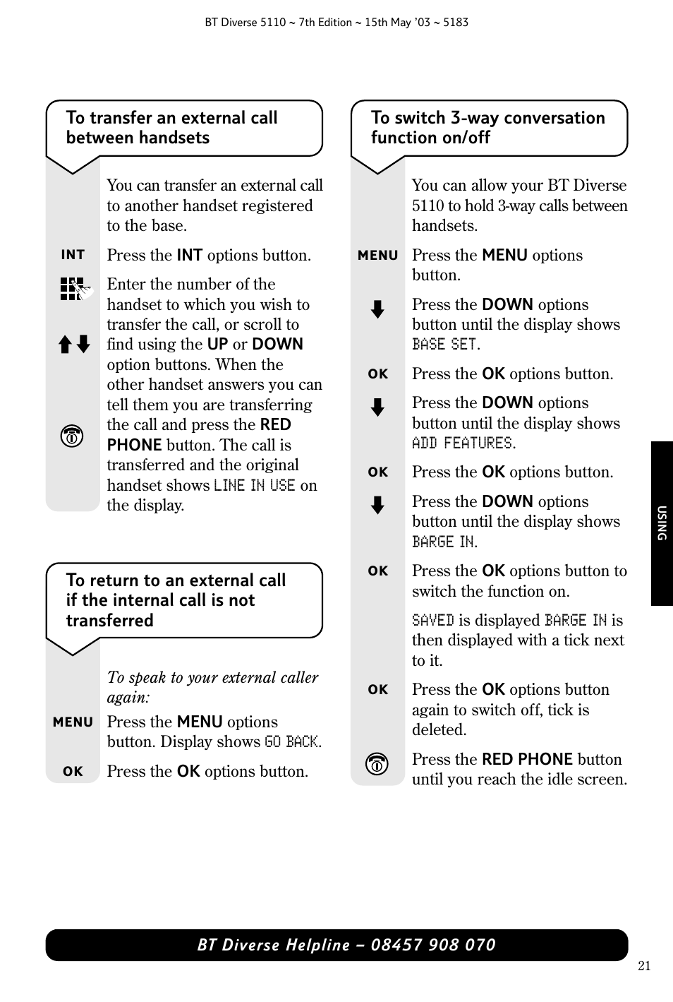 BT 5110 User Manual | Page 23 / 47