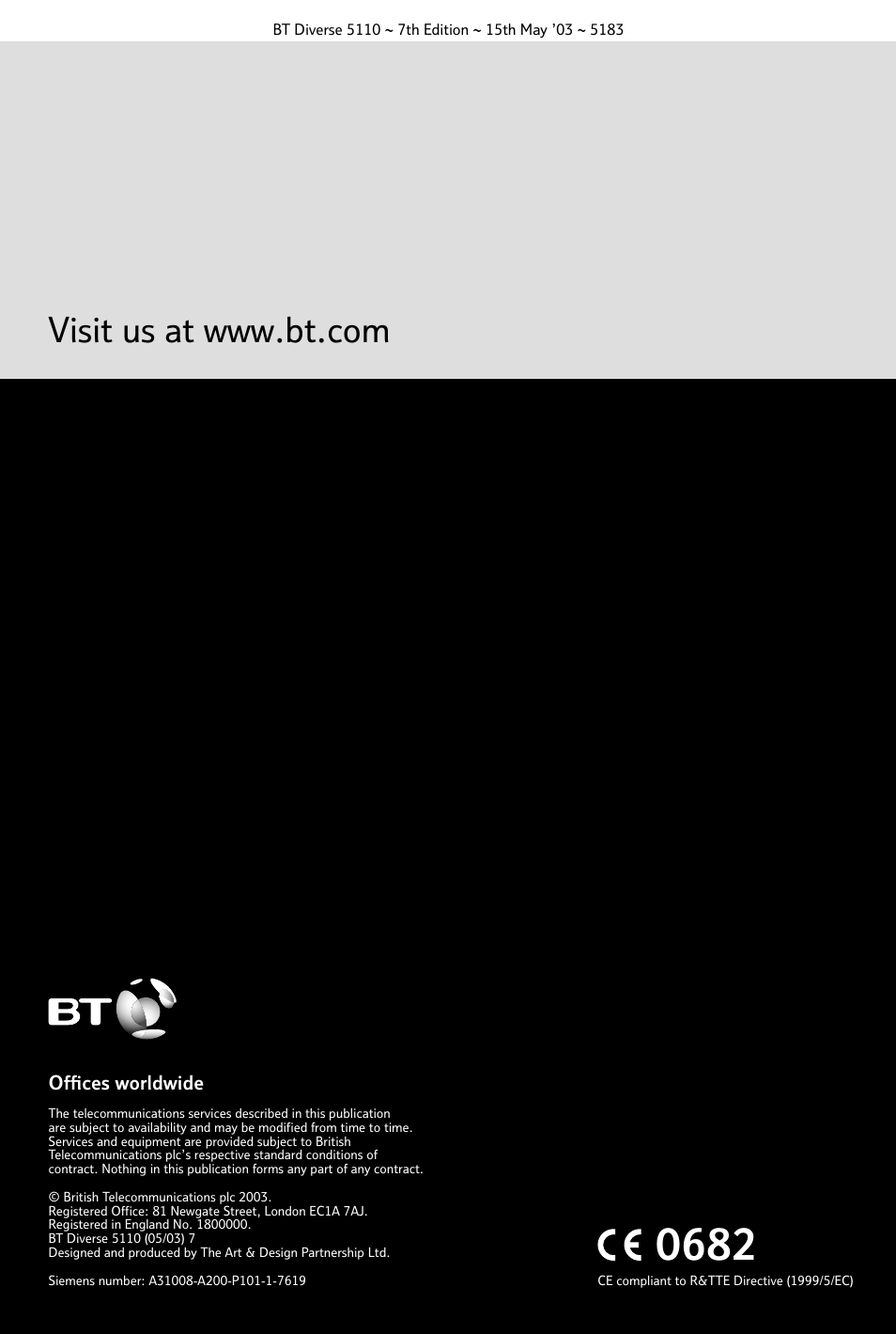 BT 5110 User Manual | Page 47 / 47
