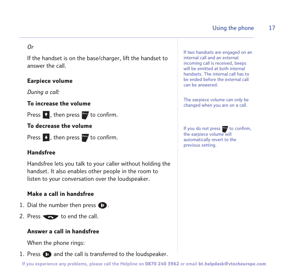 BT Freestyle 3500 User Manual | Page 17 / 64