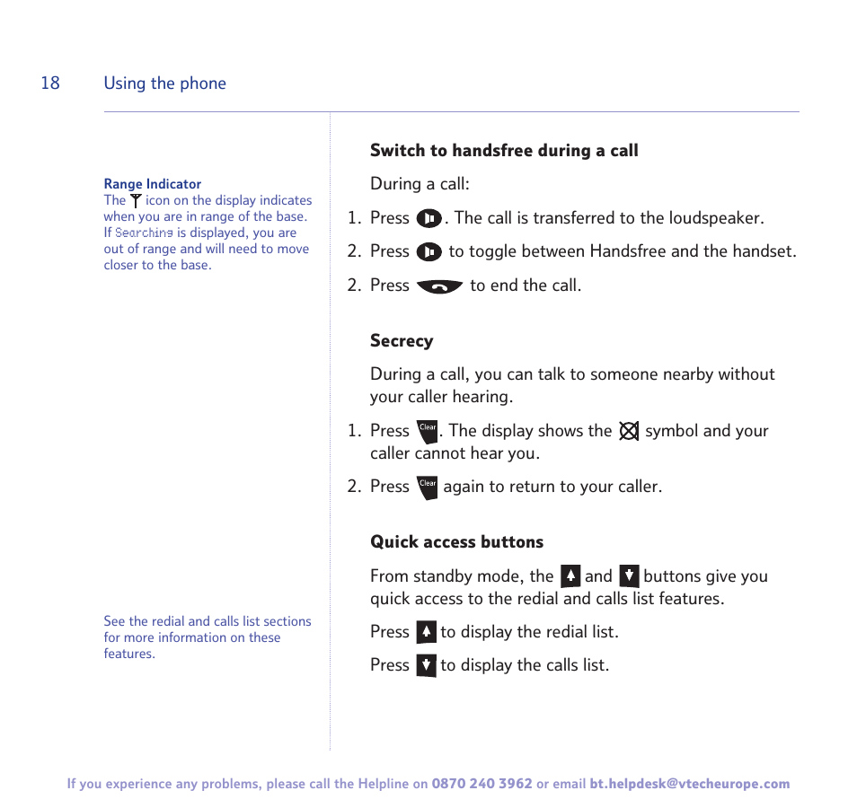 BT Freestyle 3500 User Manual | Page 18 / 64