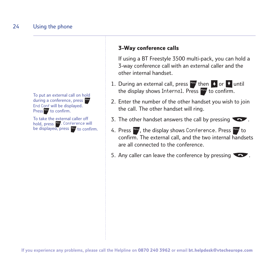 BT Freestyle 3500 User Manual | Page 24 / 64