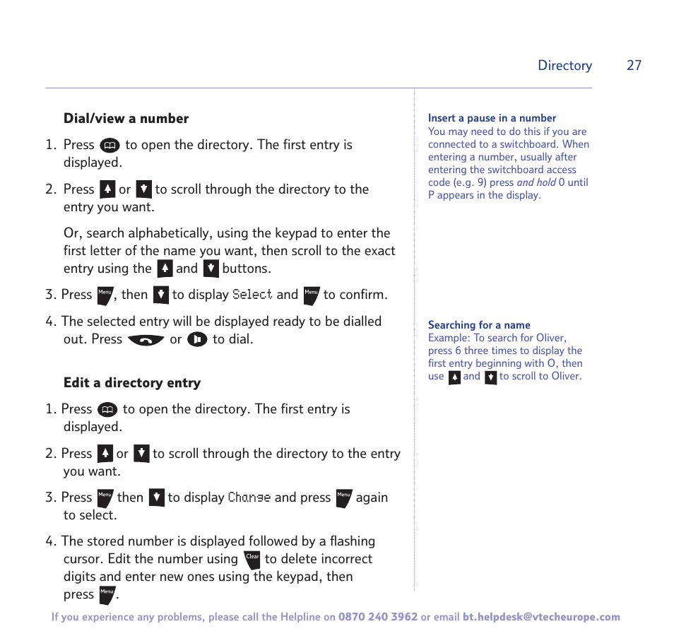 BT Freestyle 3500 User Manual | Page 27 / 64