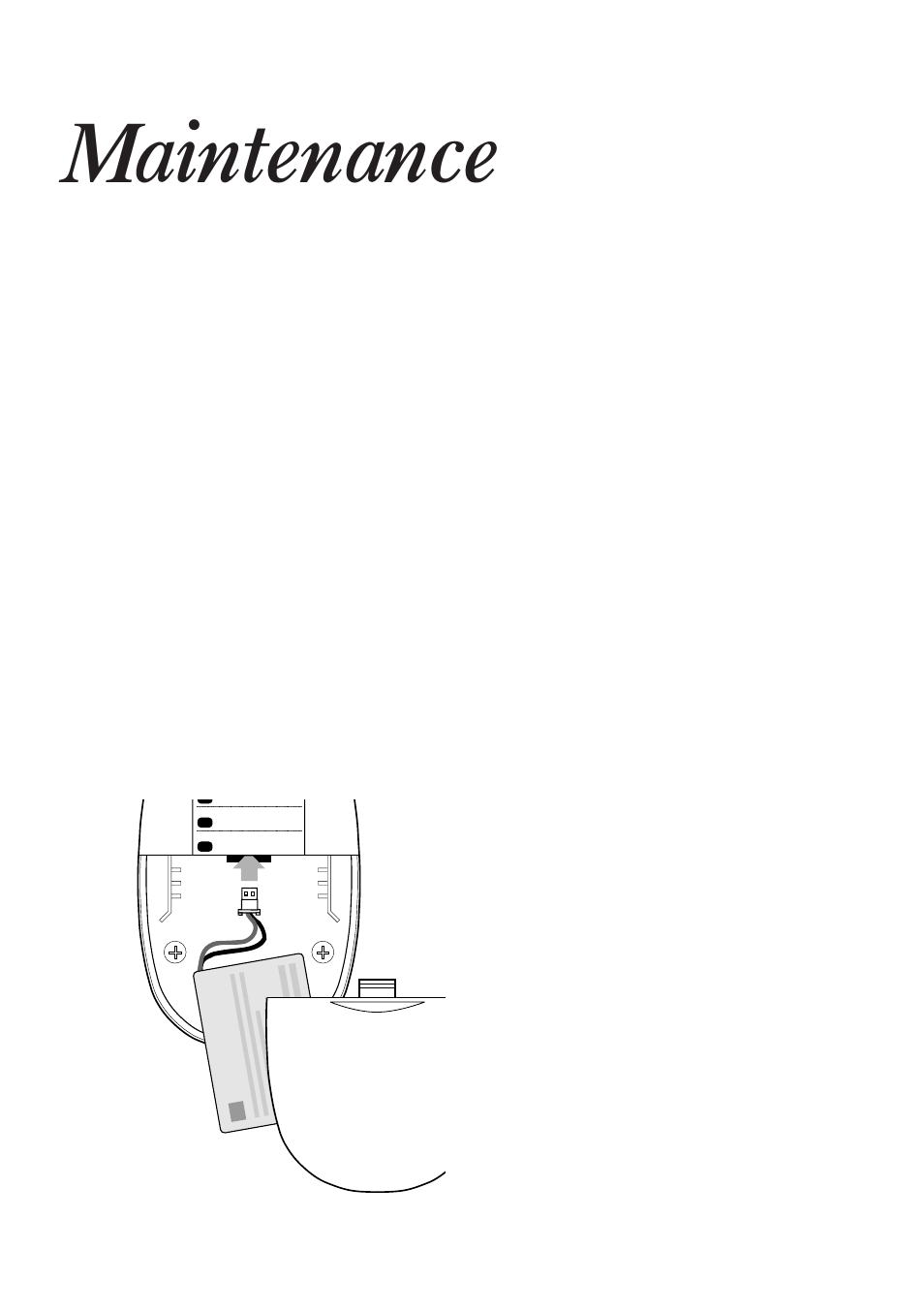 Maintenance | BT 90 User Manual | Page 30 / 38