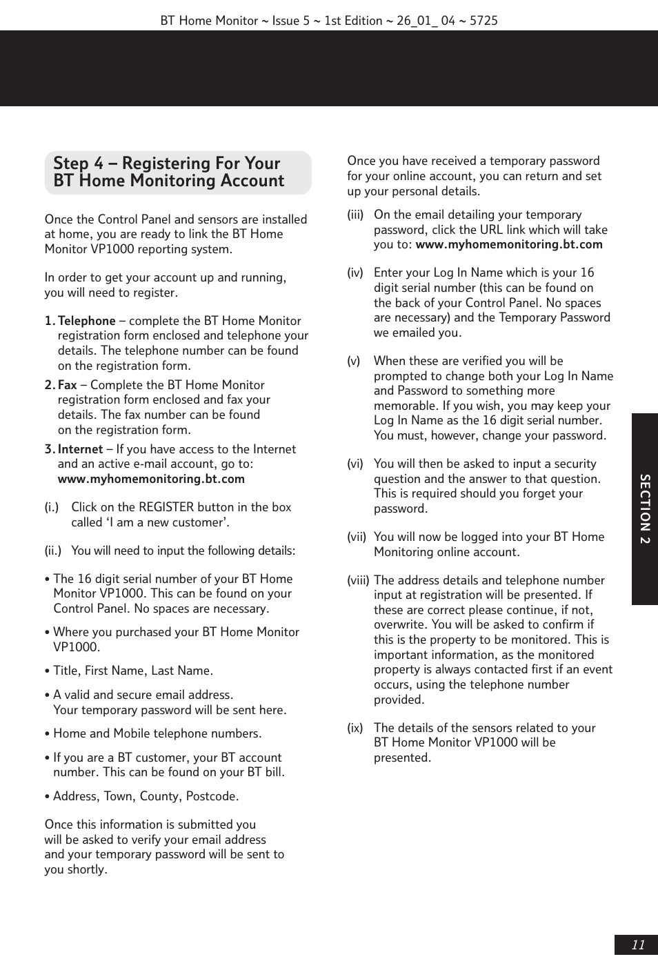 BT VP1000 User Manual | Page 12 / 76