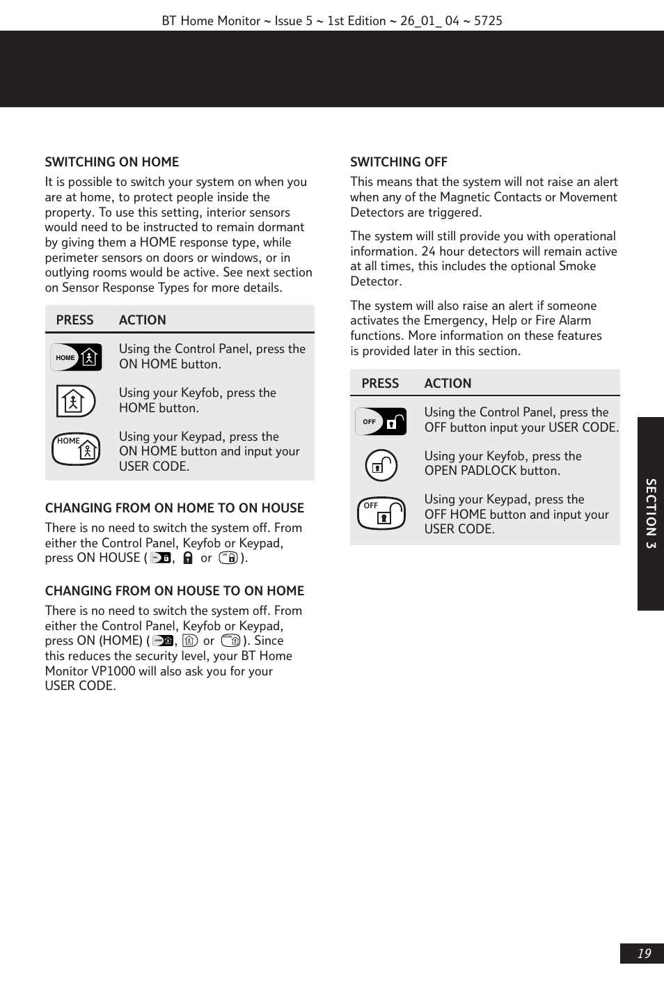 BT VP1000 User Manual | Page 20 / 76