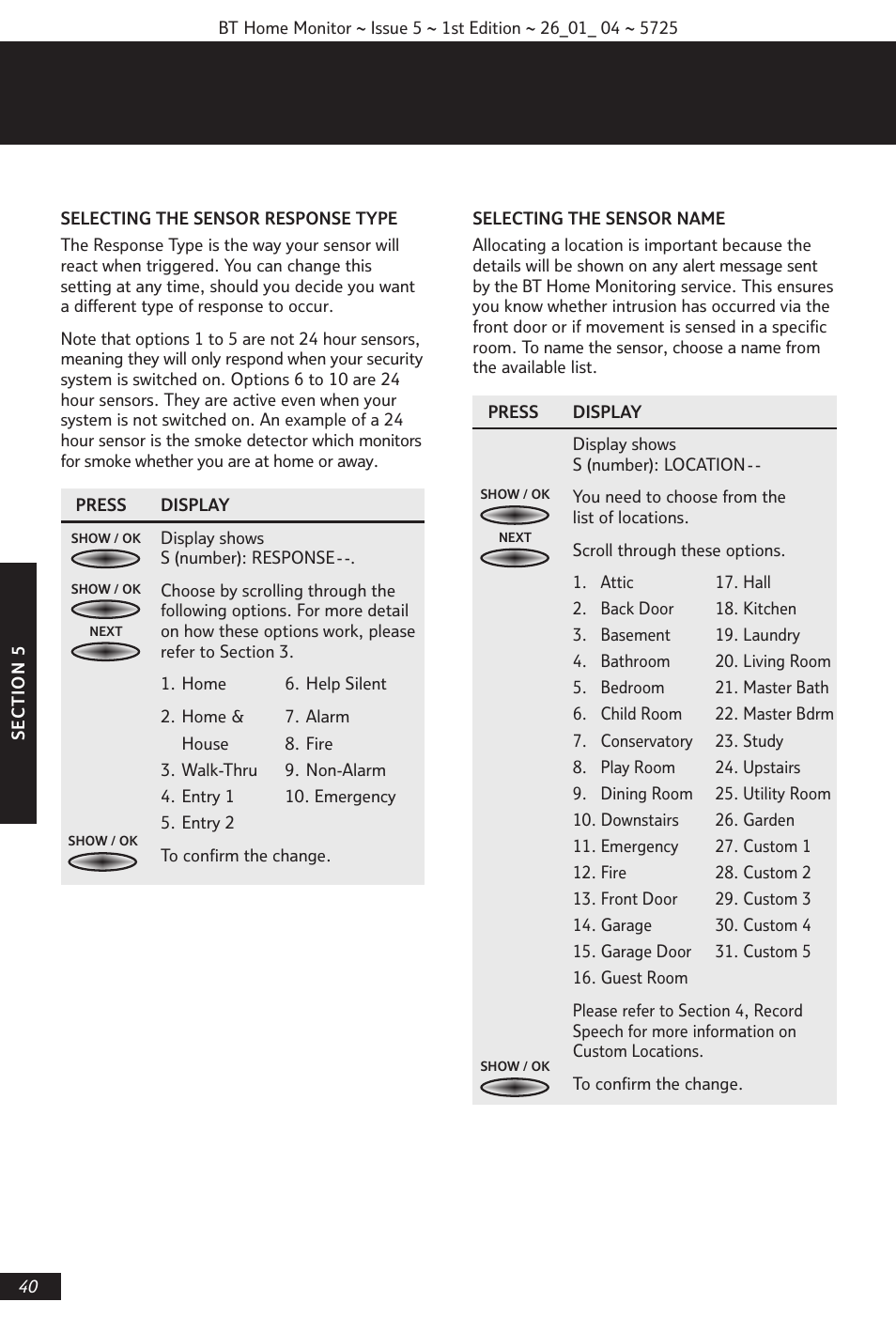BT VP1000 User Manual | Page 41 / 76