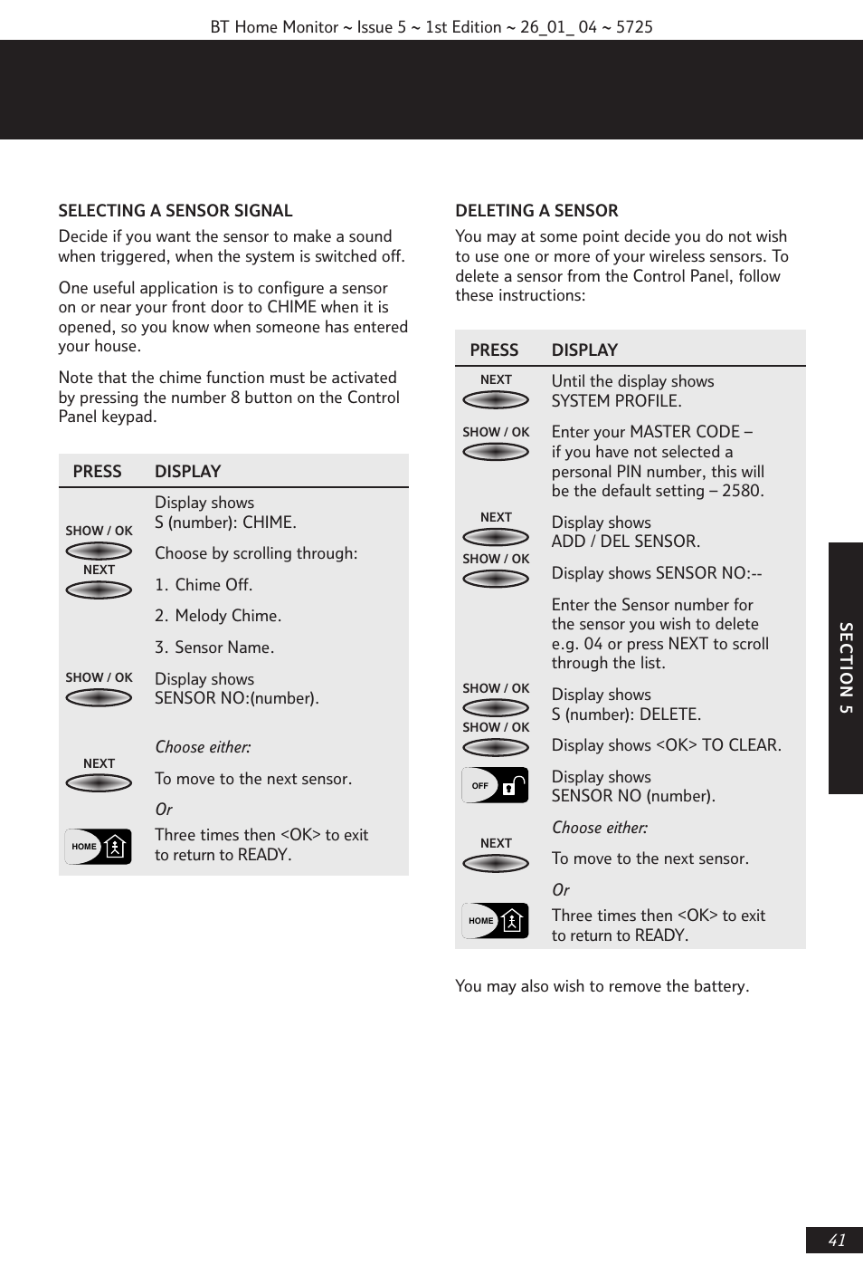 BT VP1000 User Manual | Page 42 / 76