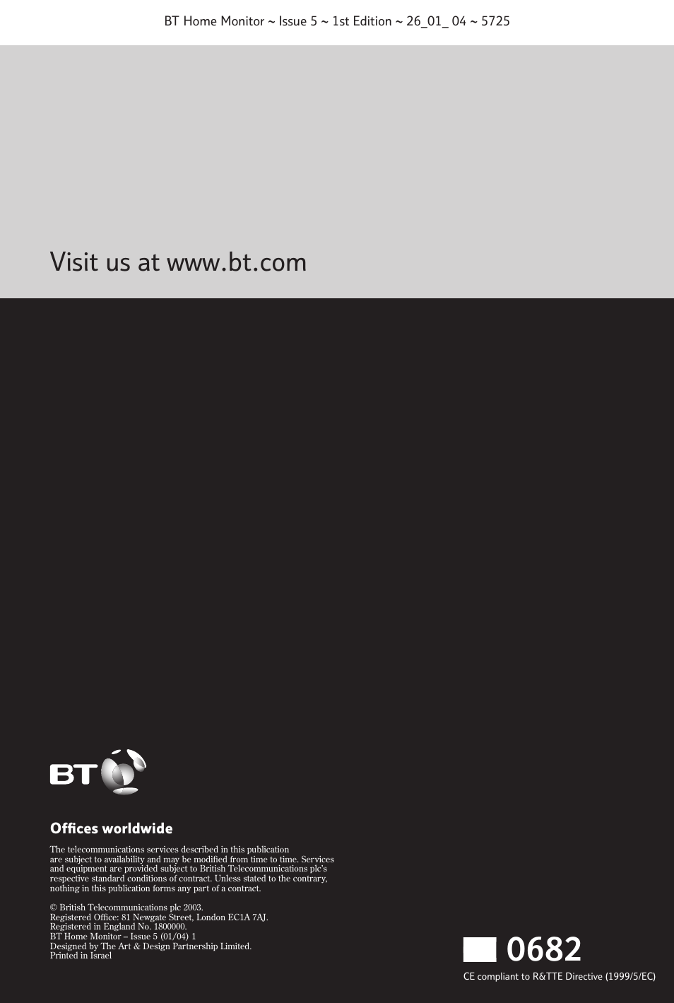 BT VP1000 User Manual | Page 76 / 76