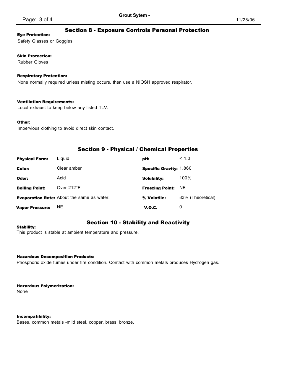 Pro-Link Grout System  - Enhancer D10854 User Manual | Page 3 / 4