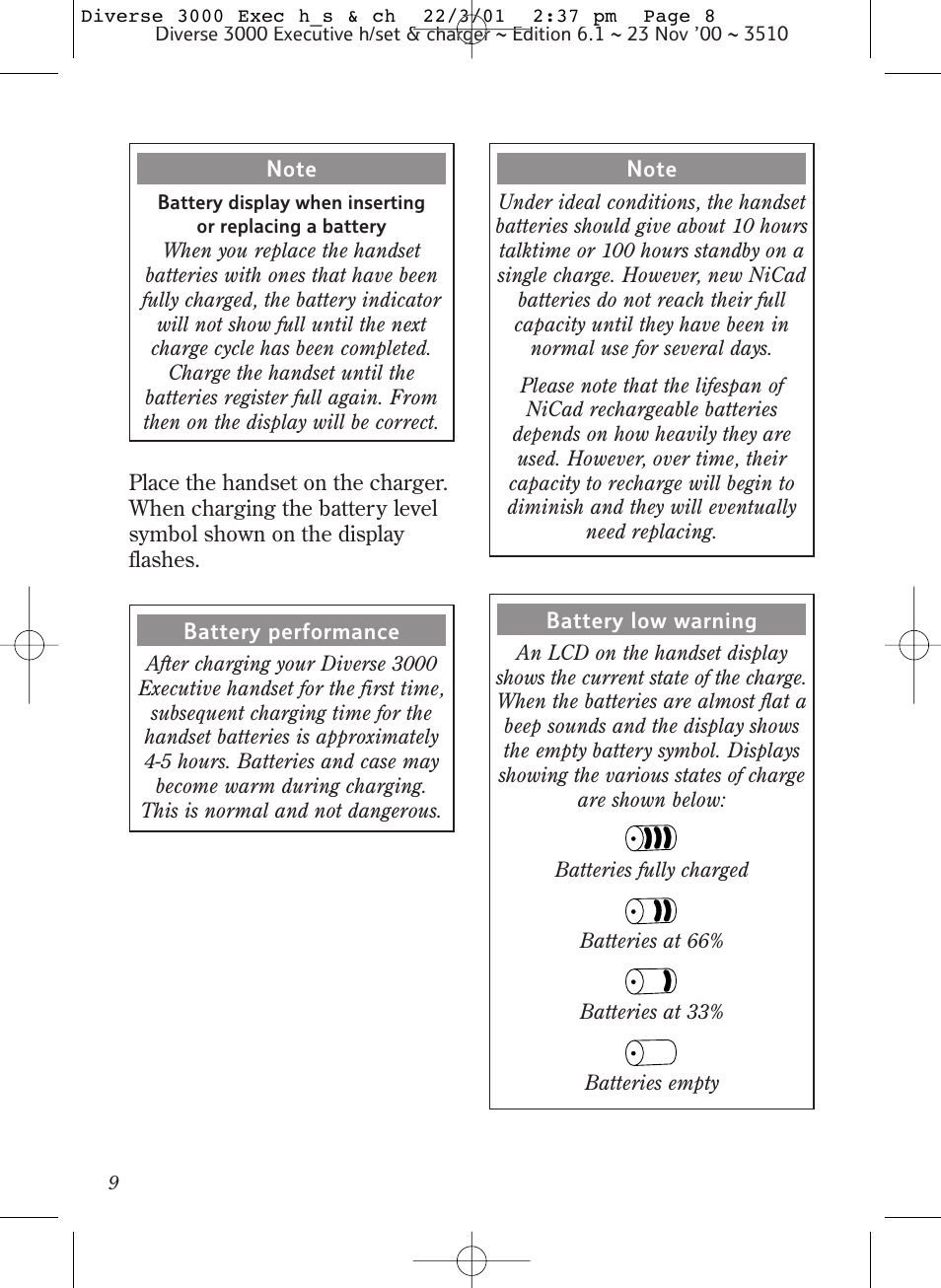 BT 3000 Executive User Manual | Page 12 / 60