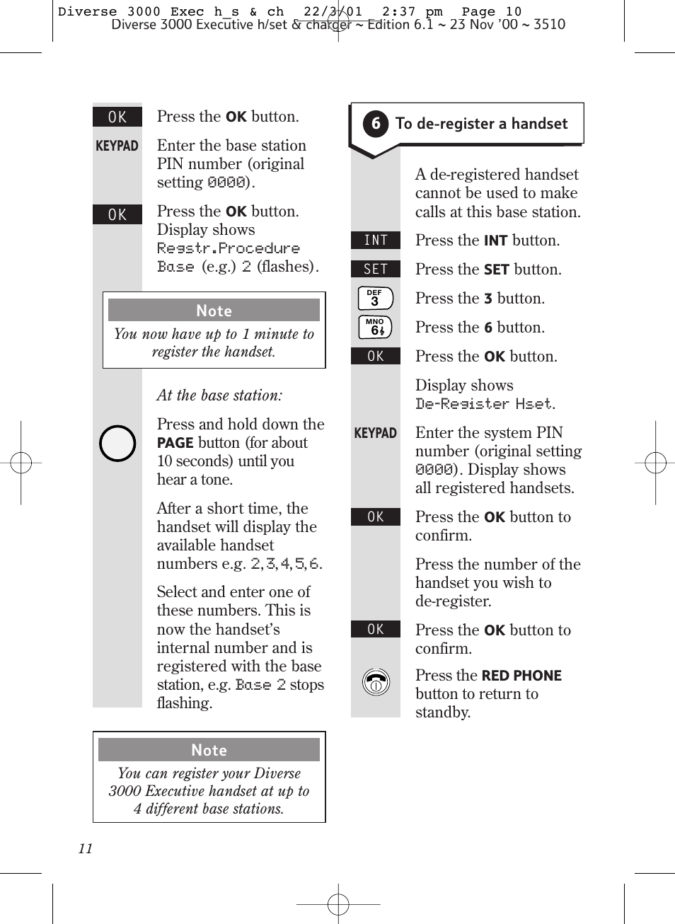 BT 3000 Executive User Manual | Page 14 / 60