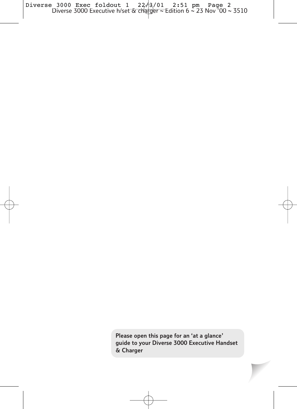 BT 3000 Executive User Manual | Page 2 / 60