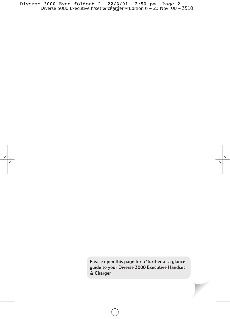 BT 3000 Executive User Manual | Page 3 / 60
