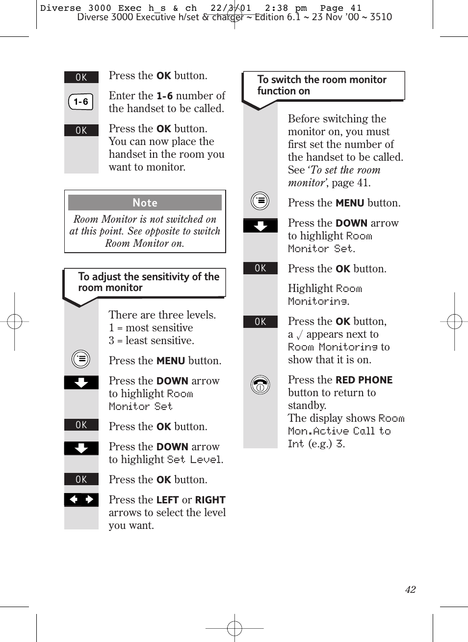 BT 3000 Executive User Manual | Page 45 / 60