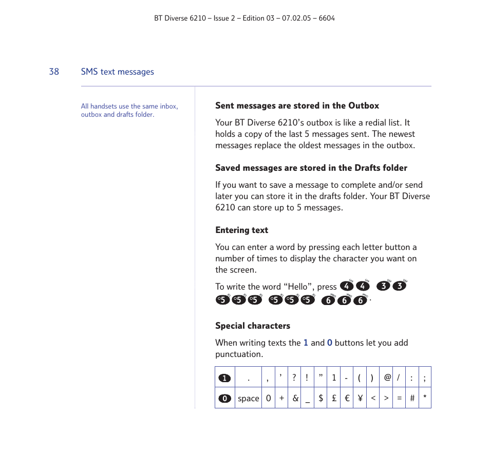 BT Diverse 6210 User Manual | Page 38 / 70