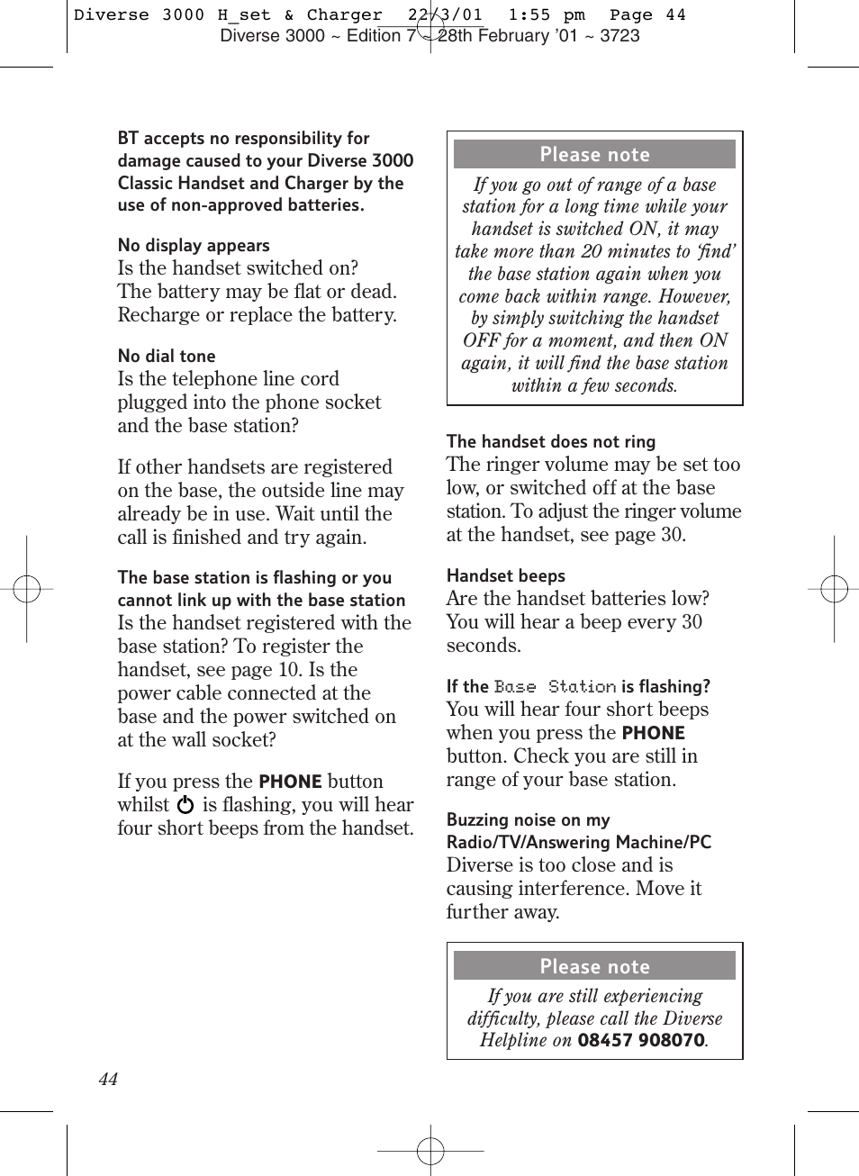 BT 3000 Classic User Manual | Page 48 / 52