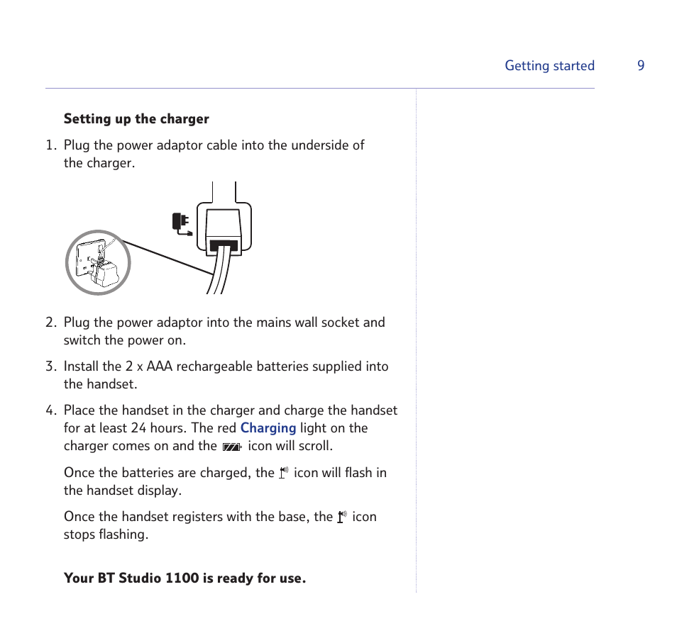 BT STUDIO 1100 User Manual | Page 9 / 56