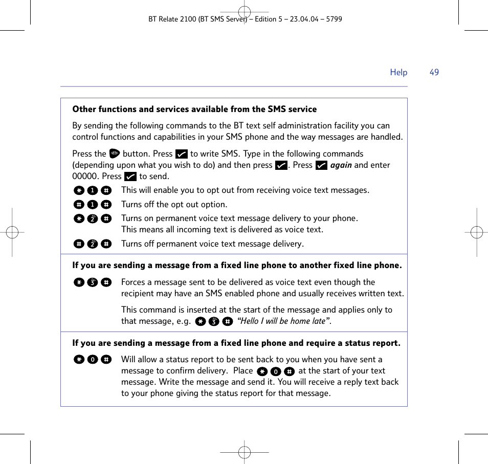 BT Relate 2100 User Manual | Page 49 / 59