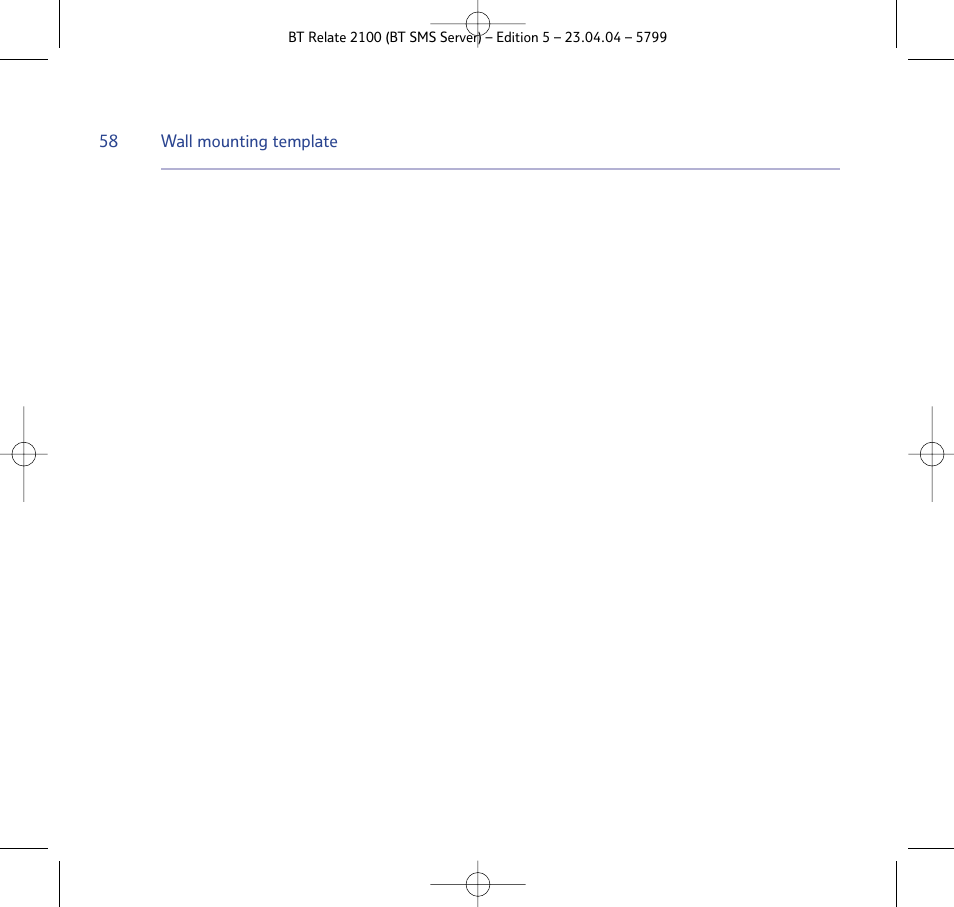 BT Relate 2100 User Manual | Page 58 / 59