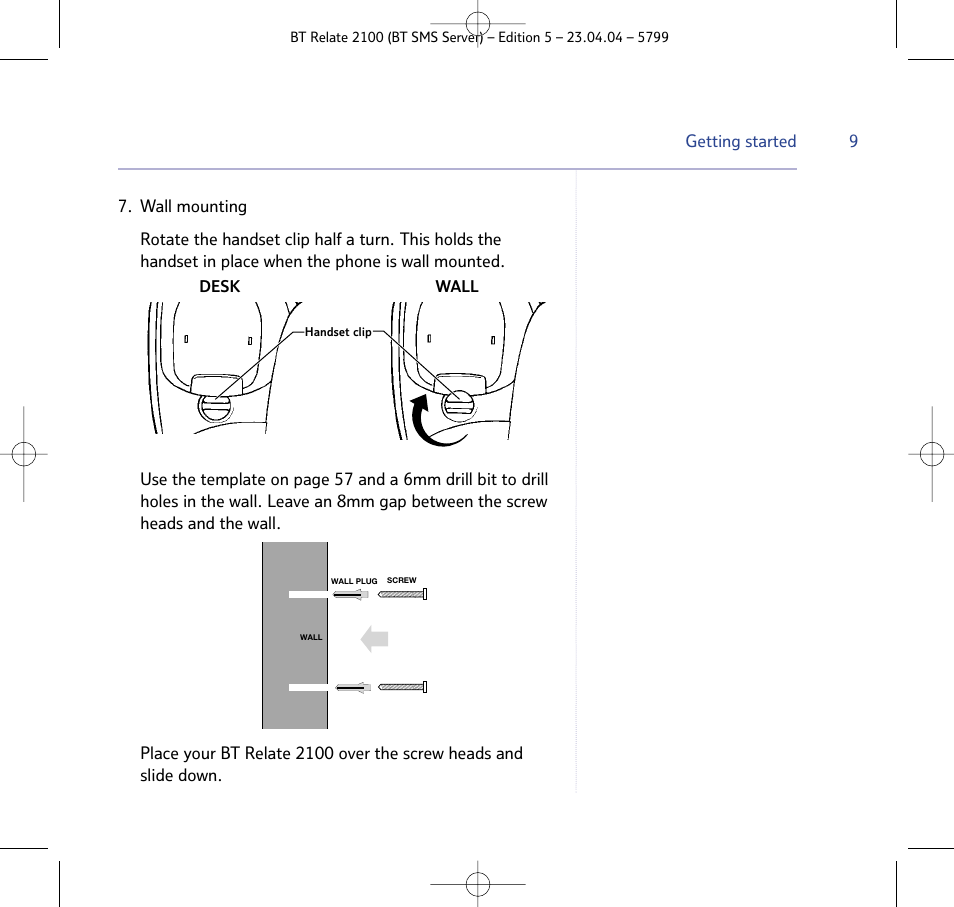 BT Relate 2100 User Manual | Page 9 / 59