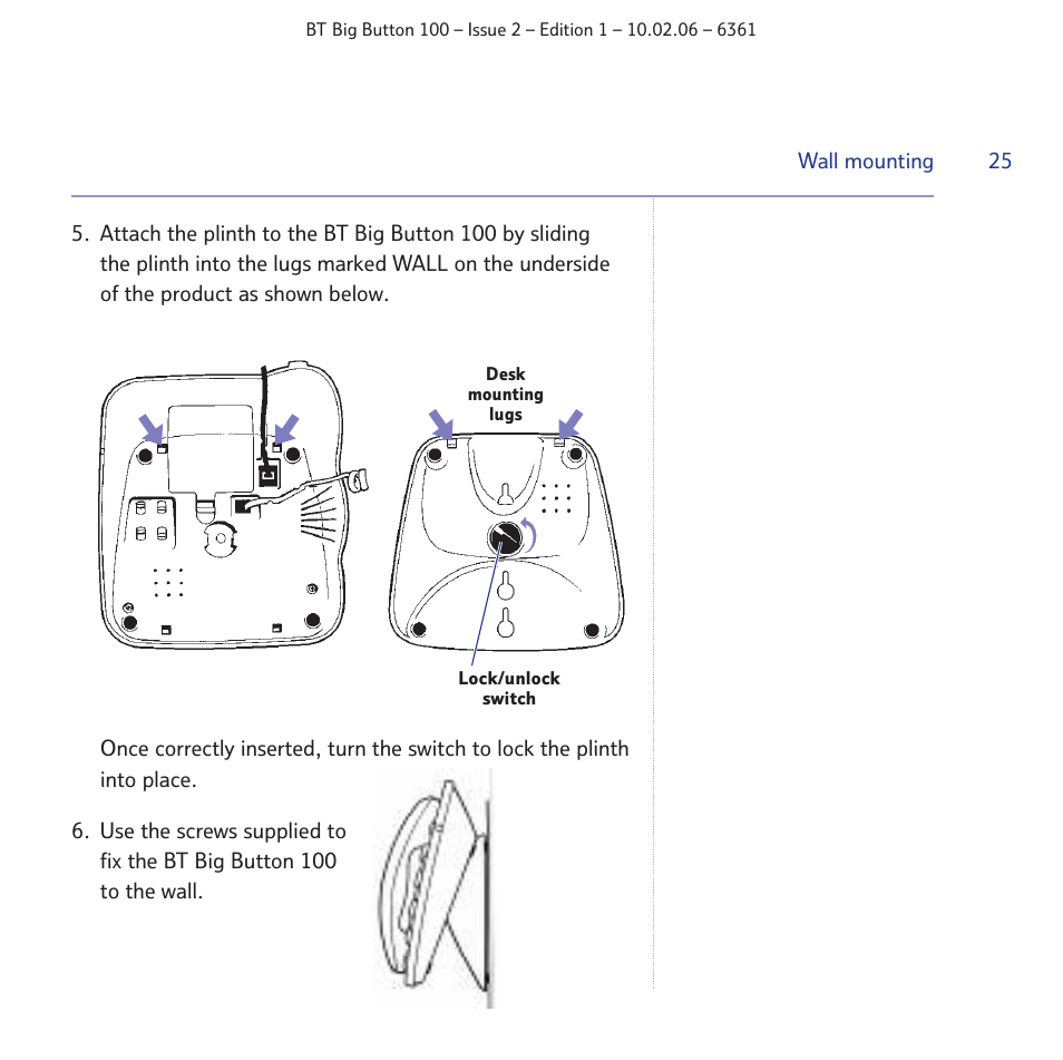 BT Big Button 100 User Manual | Page 25 / 28