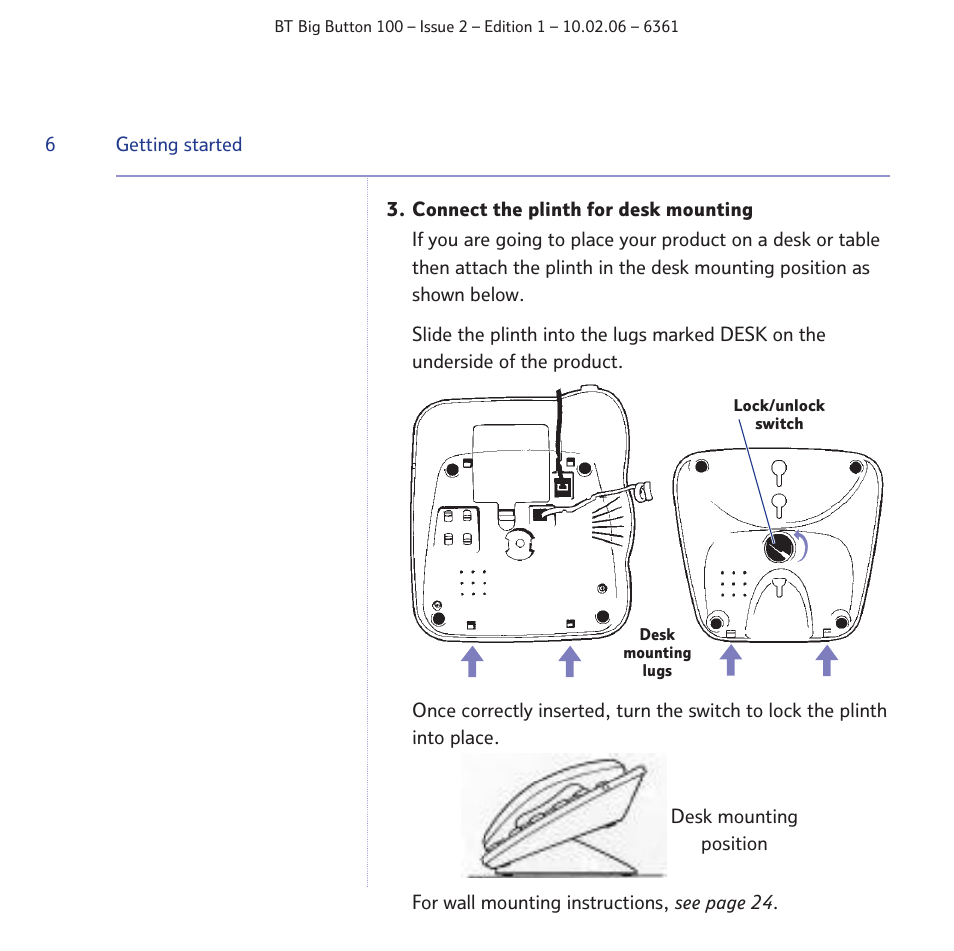 BT Big Button 100 User Manual | Page 6 / 28