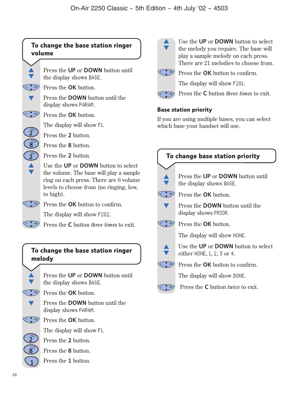 BT 2100 Classic User Manual | Page 17 / 42