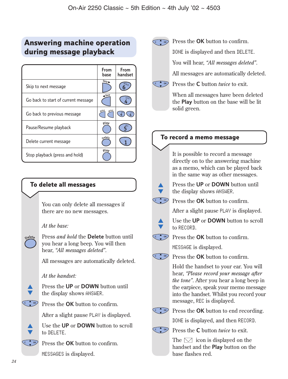 BT 2100 Classic User Manual | Page 25 / 42