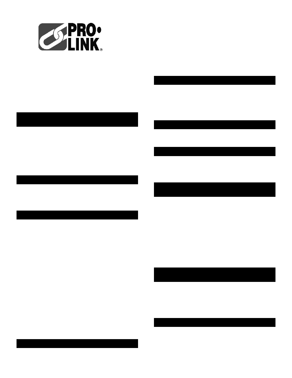 Pro-Link MegaStrip 10707 User Manual | 2 pages