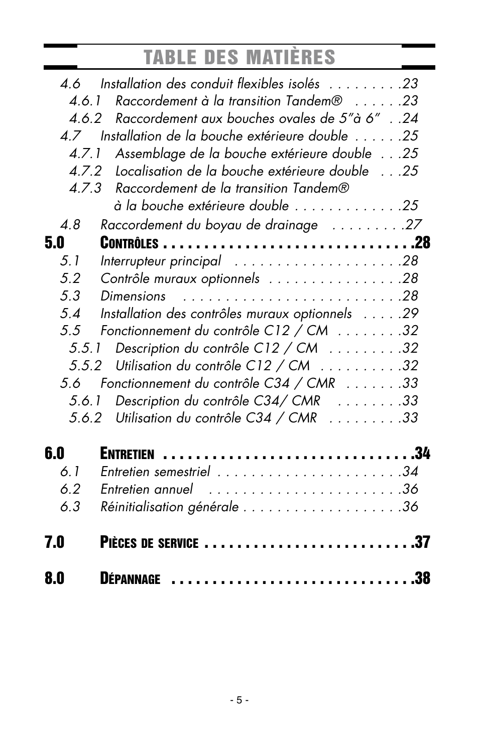 Broan HEPA 3000 User Manual | Page 5 / 38