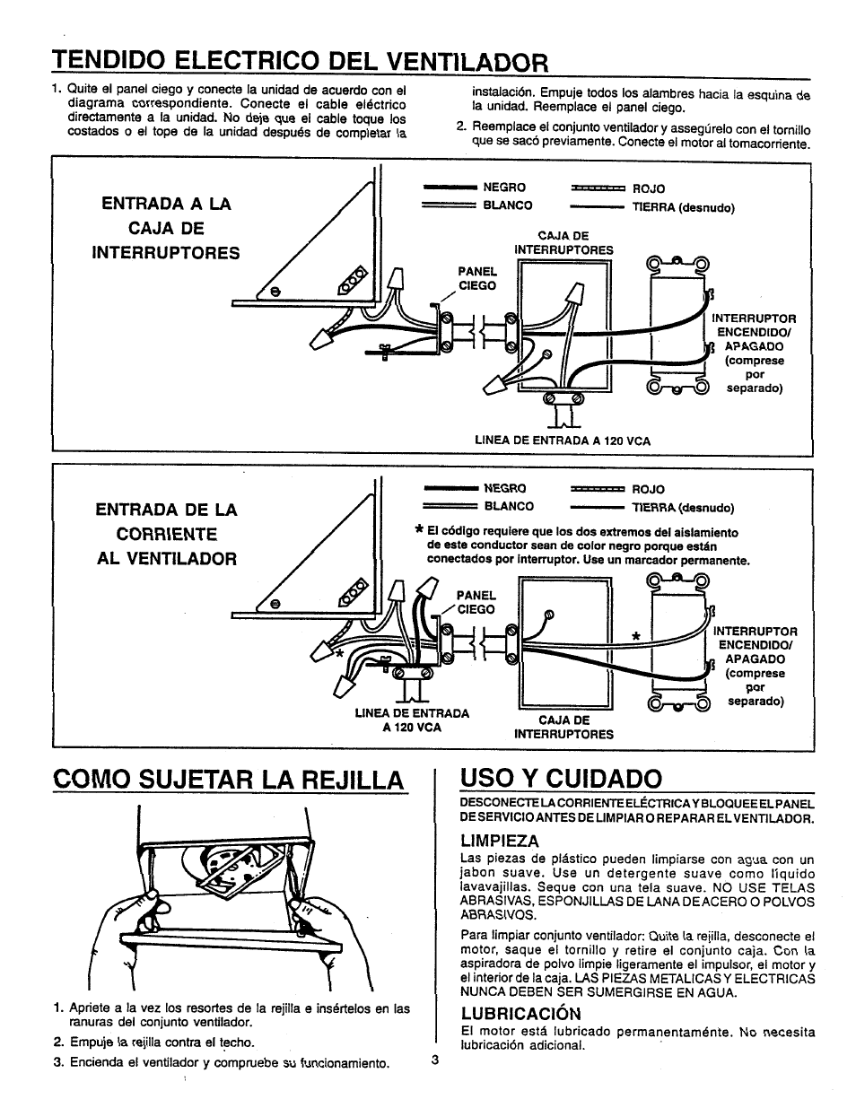 Broan S80UE User Manual | Page 7 / 8