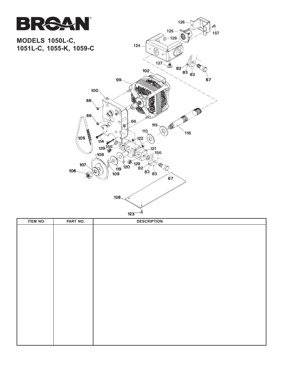 Broan 1059-C User Manual | Page 11 / 12