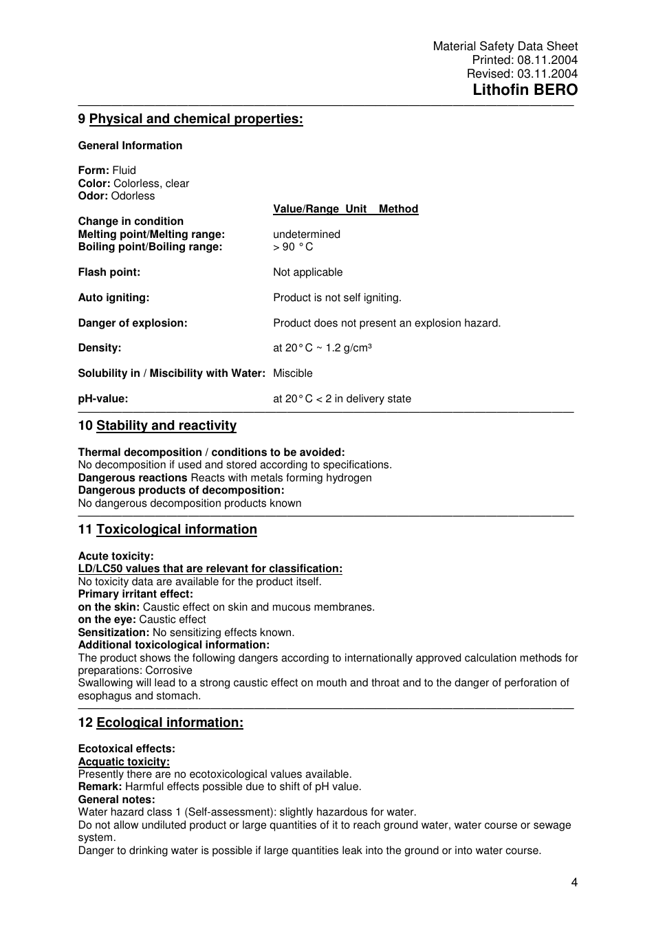 Lithofin bero | Pro-Link Lithofin BERO Rust Remover and Stone Cleaner 120009 User Manual | Page 4 / 6