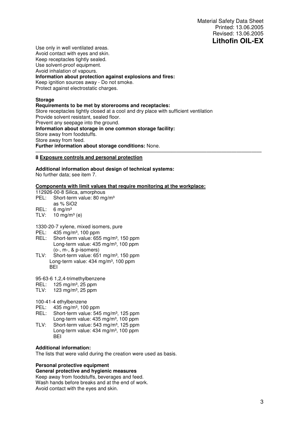 Lithofin oil-ex | Pro-Link Lithofin Oil-Ex 120056 User Manual | Page 3 / 7