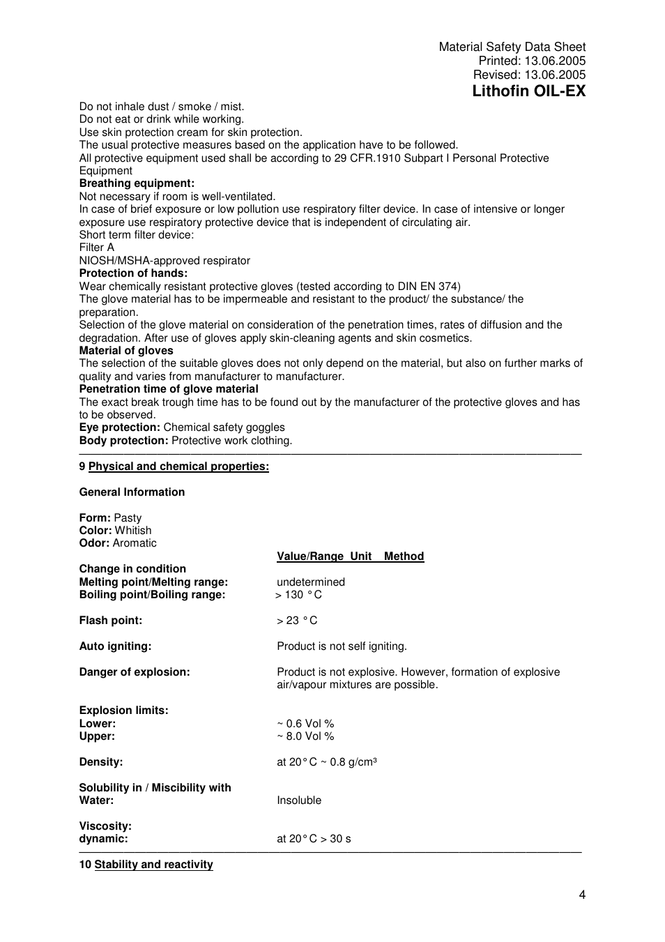 Lithofin oil-ex | Pro-Link Lithofin Oil-Ex 120056 User Manual | Page 4 / 7