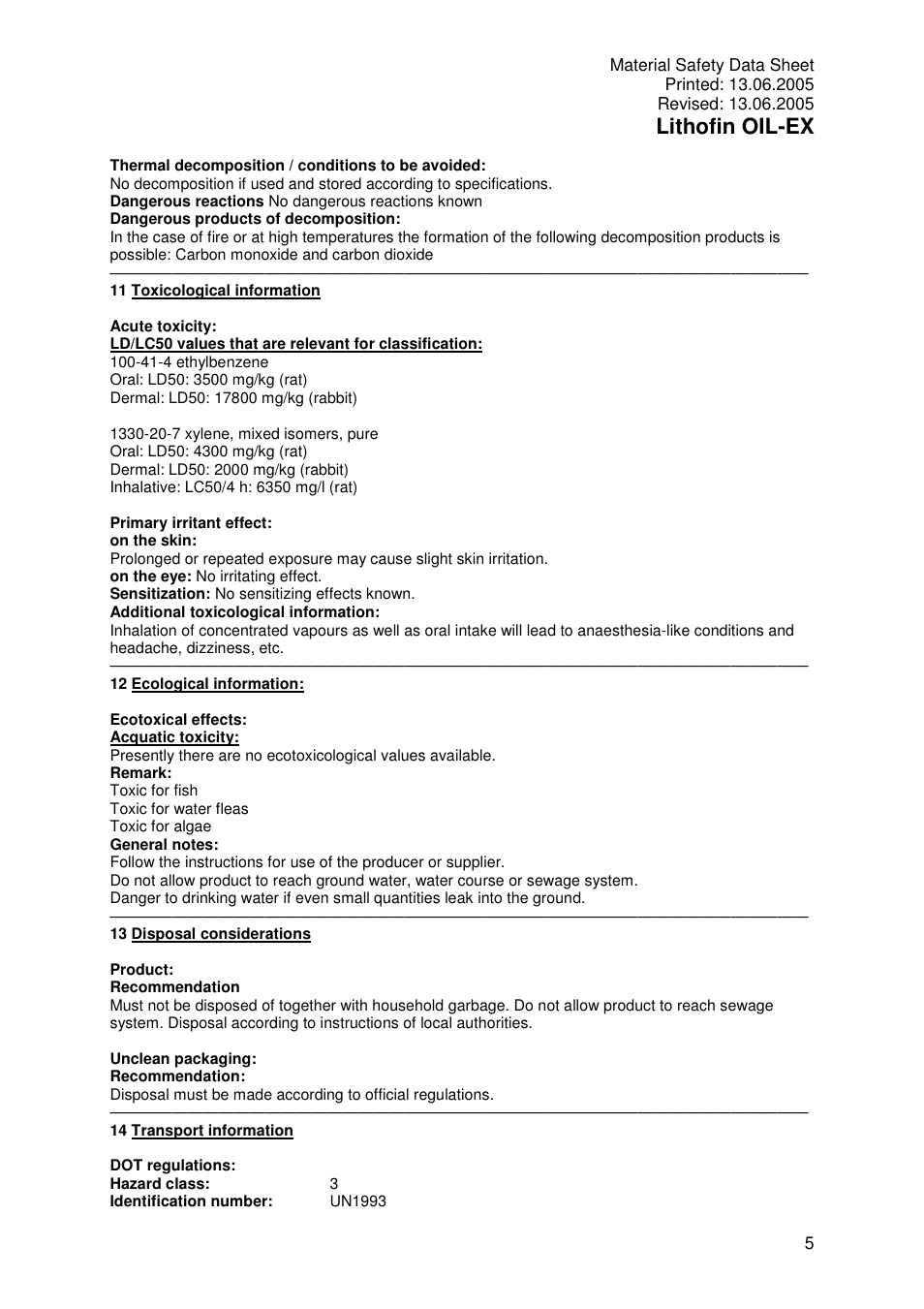 Lithofin oil-ex | Pro-Link Lithofin Oil-Ex 120056 User Manual | Page 5 / 7