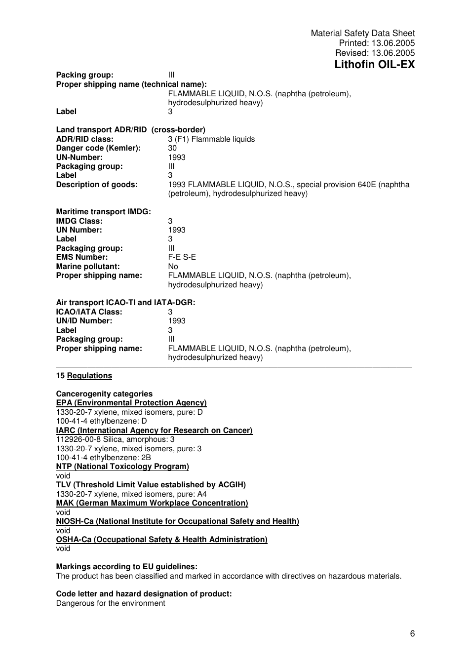 Lithofin oil-ex | Pro-Link Lithofin Oil-Ex 120056 User Manual | Page 6 / 7