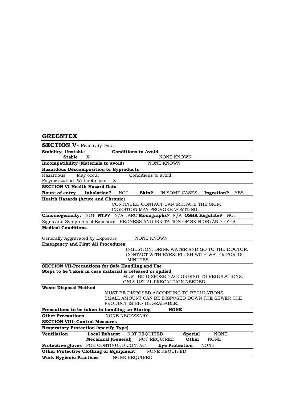 Pro-Link SCS Greentex Polishing Powder for Green Marble and Terrazzo 115537 User Manual | 2 pages