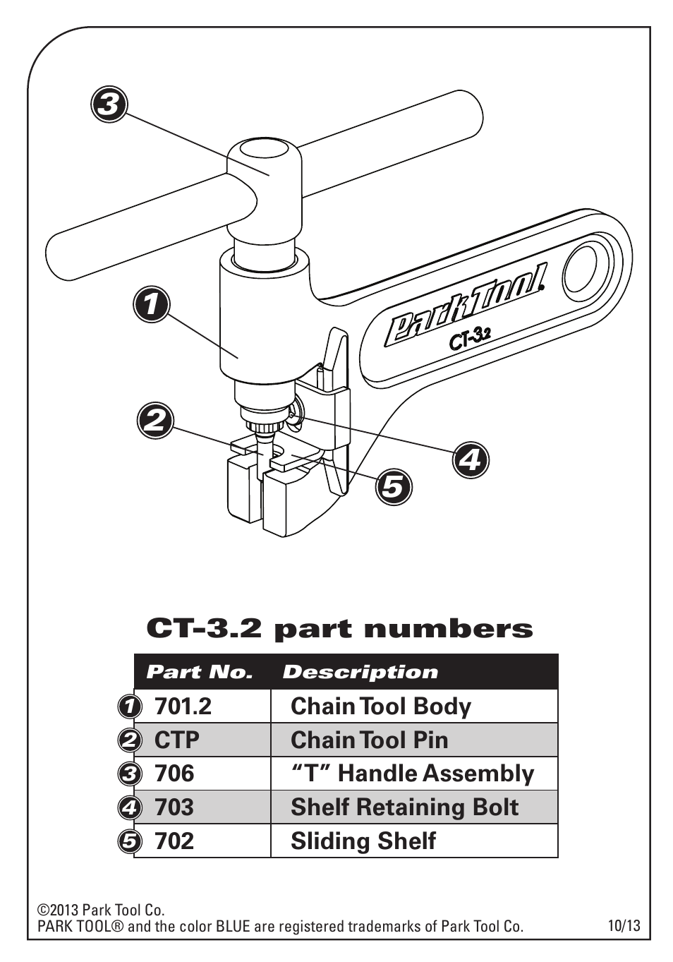 Park Tool Chain Tool User Manual | Page 4 / 4